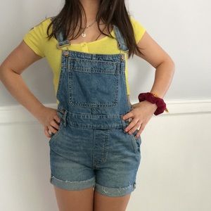 Urban Outfitters Jean Short Overalls